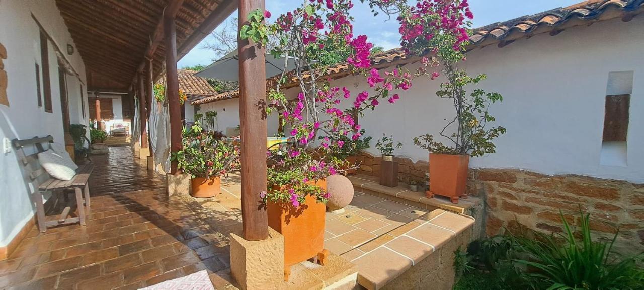 Bed and Breakfast Casa Tierrarte Barichara Exterior foto