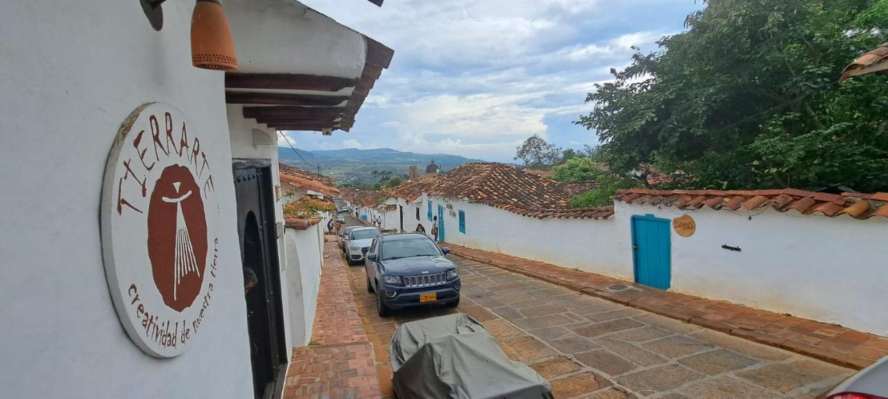 Bed and Breakfast Casa Tierrarte Barichara Exterior foto
