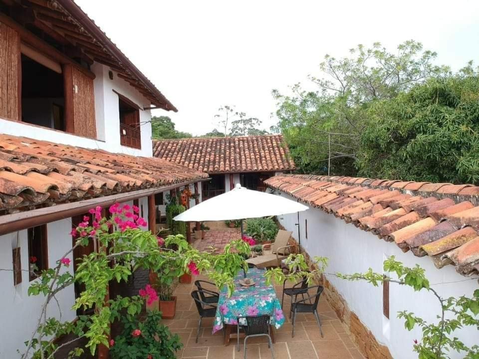 Bed and Breakfast Casa Tierrarte Barichara Exterior foto