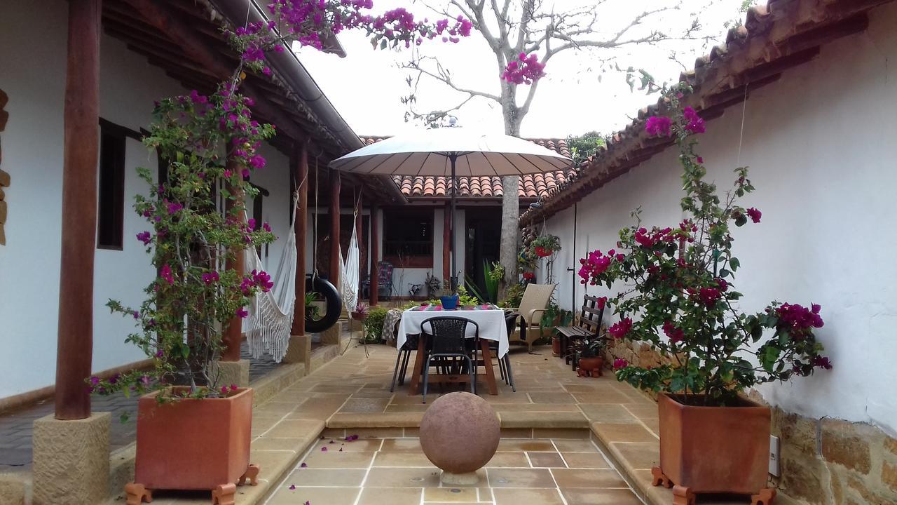 Bed and Breakfast Casa Tierrarte Barichara Exterior foto