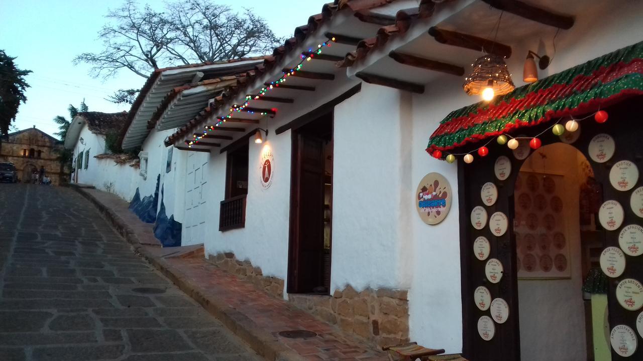 Bed and Breakfast Casa Tierrarte Barichara Exterior foto