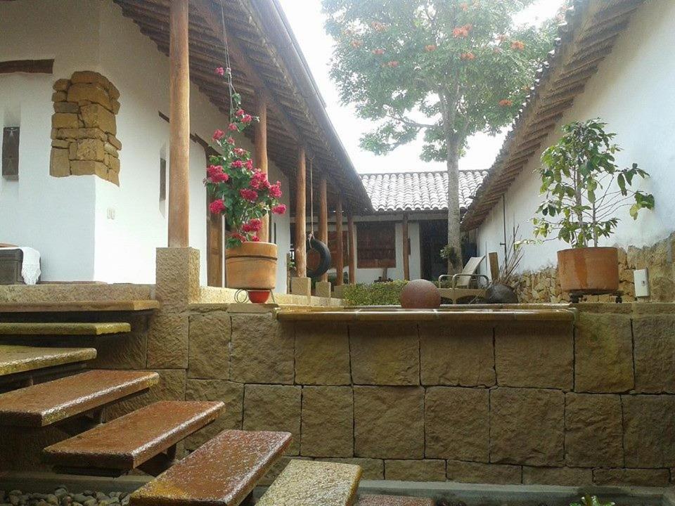 Bed and Breakfast Casa Tierrarte Barichara Exterior foto